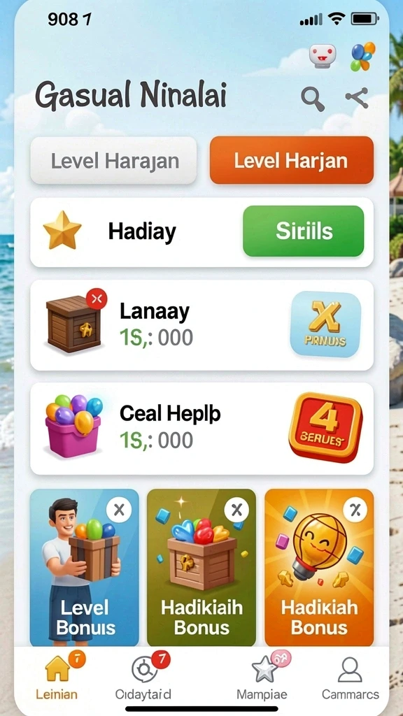 Fitur chatting untuk berinteraksi dengan pemain lain.