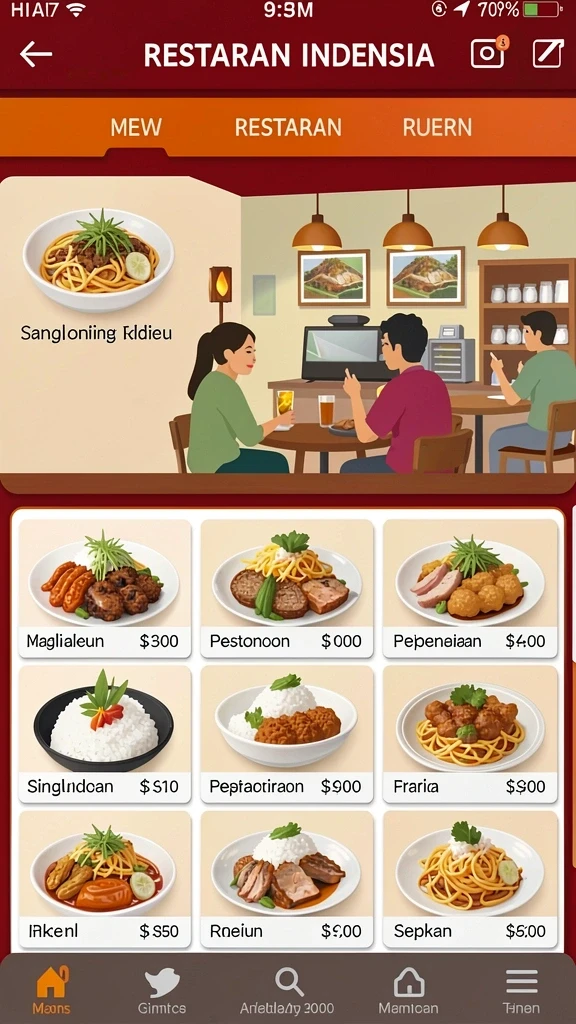 Berbagai karakter menarik yang bisa dipilih.