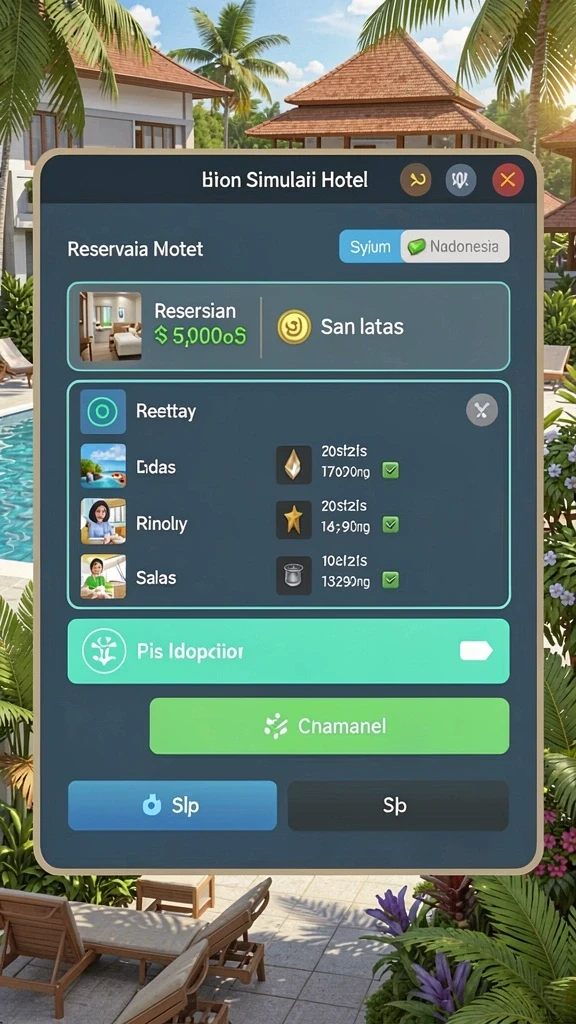 Momen seru saat bermain dengan tim di dalam game.