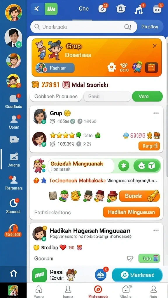 Tampilan antarmuka aplikasi ASKASINO yang menarik dan mudah dinavigasi.