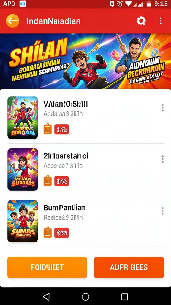 Fitur live chat yang memungkinkan interaksi antar pemain.