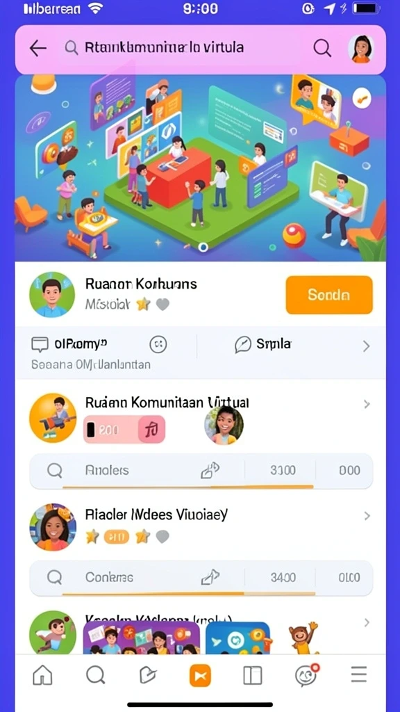 Kompetisi antar pemain yang sangat mengasyikkan.