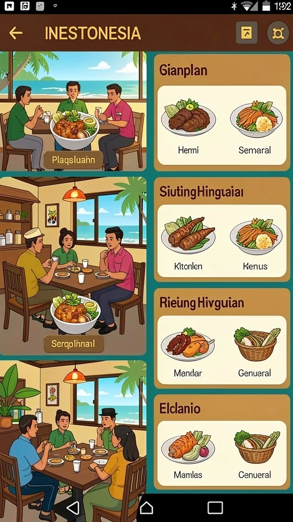 Tangkapan layar menunjukkan karakter utama dalam aksi.
