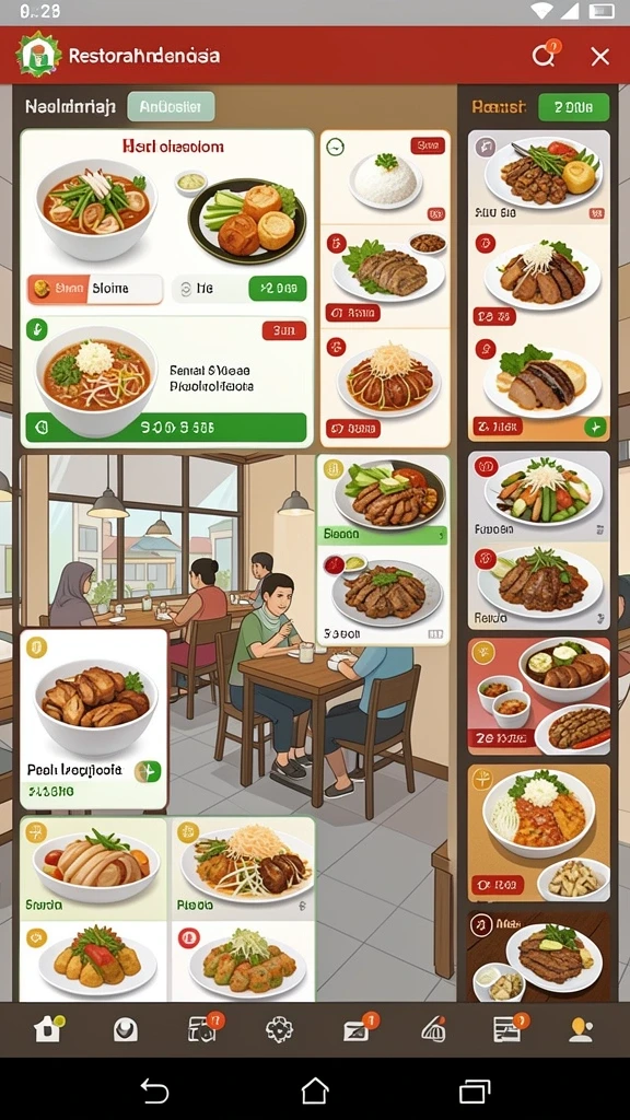 Tampilan antarmuka yang ramah pengguna.