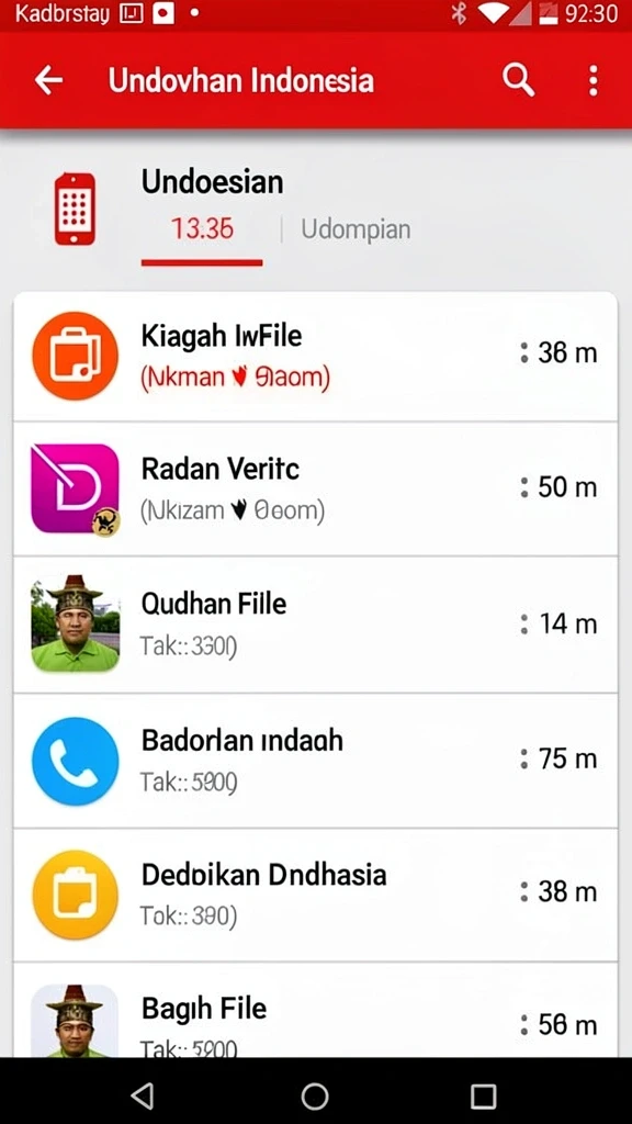 Tampilan antarmuka pengguna yang intuitif dan menarik.