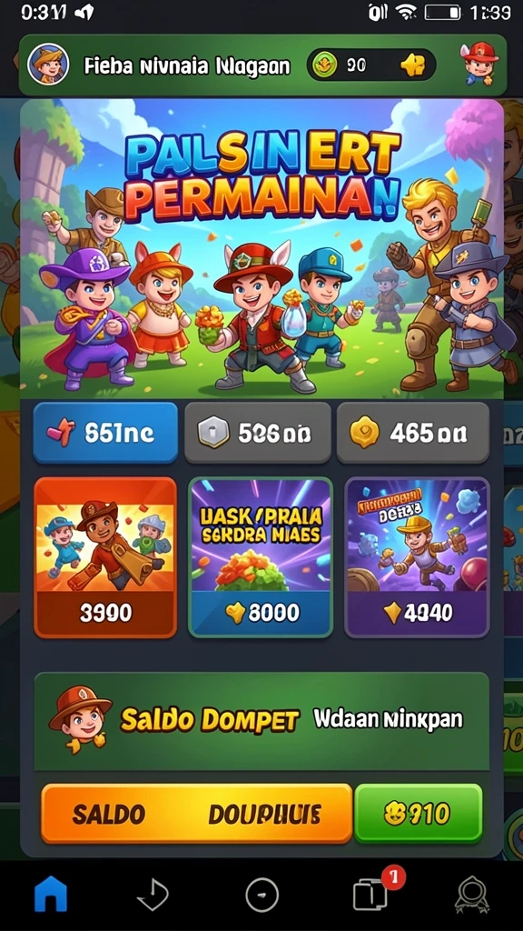 Tampilan antarmuka yang menarik untuk navigasi.