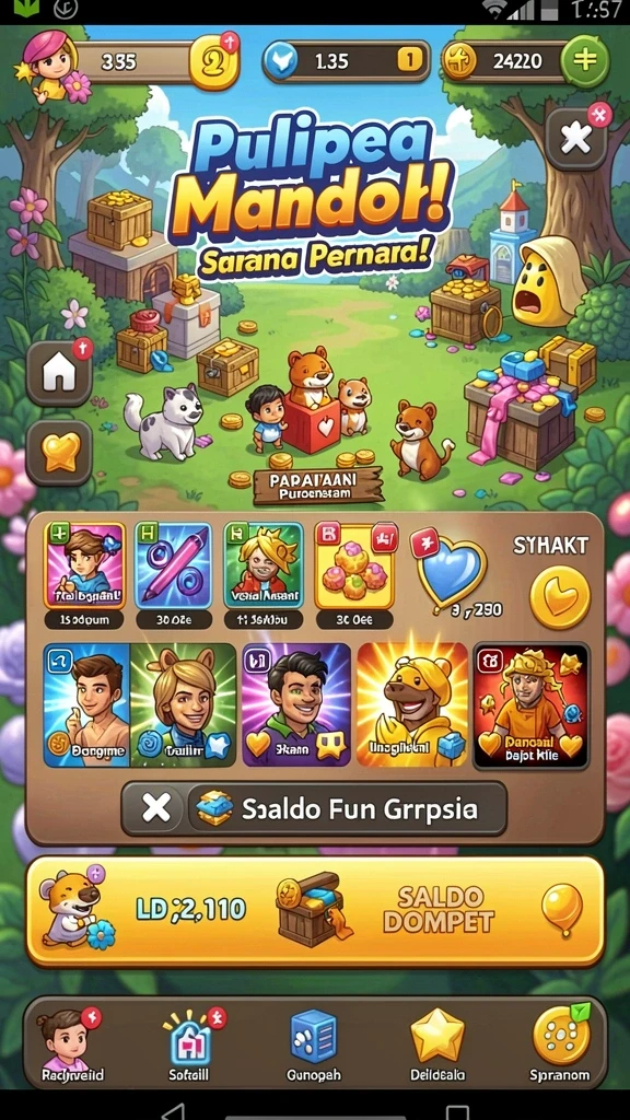 Event mingguan yang menantang dan seru.
