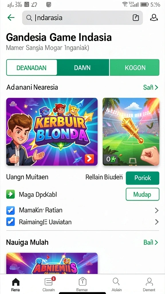Tampilan antarmuka yang menarik dan mudah dinavigasi.
