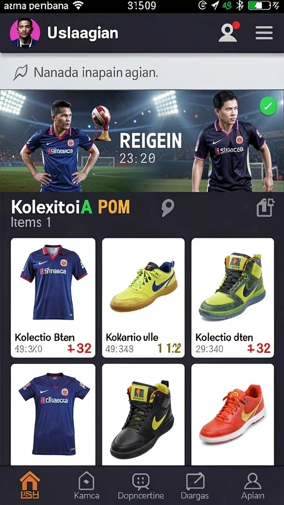 Berbagai pilihan permainan yang menarik.