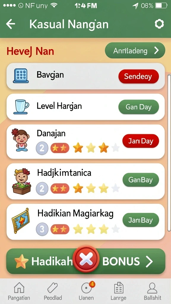 Tampilan antarmuka yang modern dan menarik.