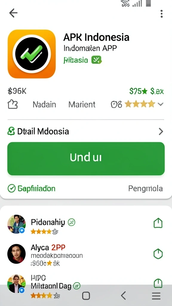Tampilan karakter utama dalam permainan.
