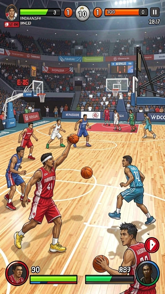 Gameplay yang seru dengan berbagai tantangan menarik.