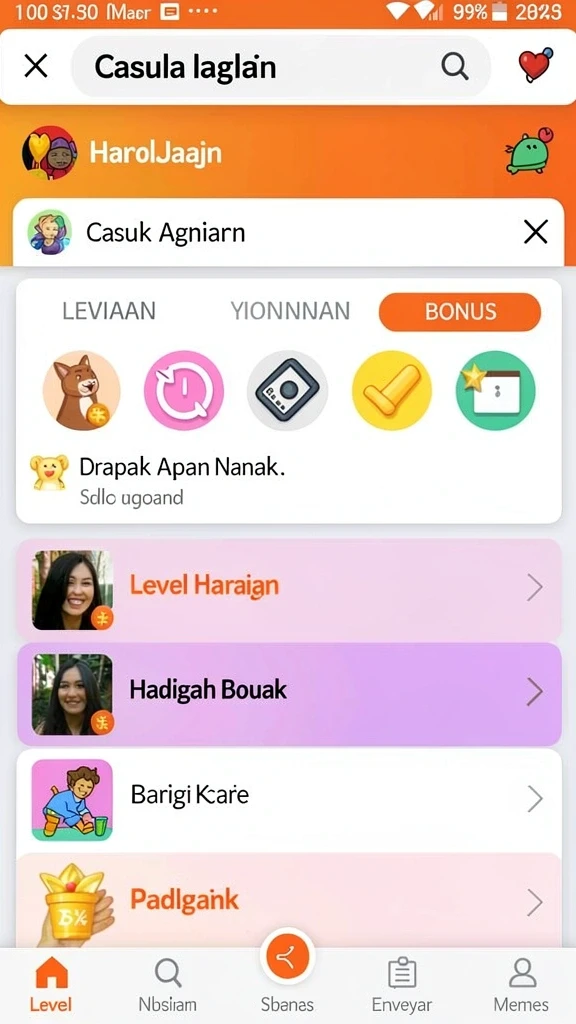 Tampilan grafik yang memukau dalam permainan.