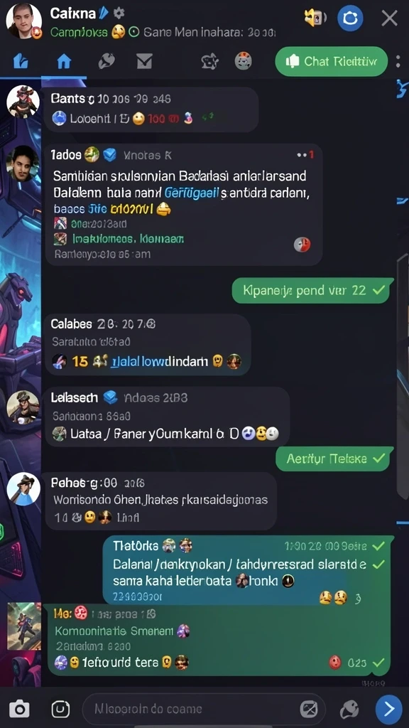 Tampilan antarmuka pengguna KOKITOTO yang menarik.