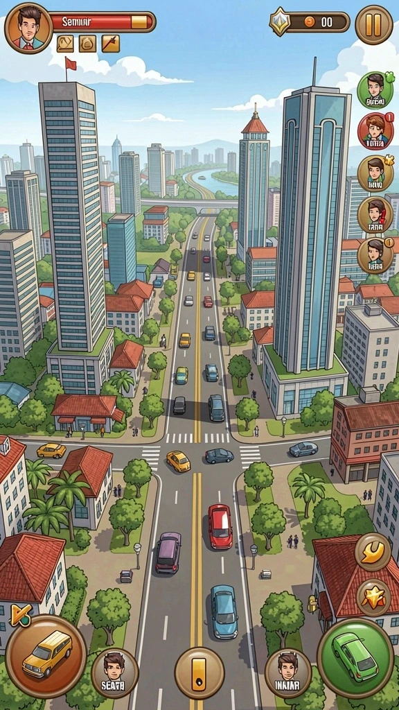 Tampilan utama yang menarik dan user-friendly.