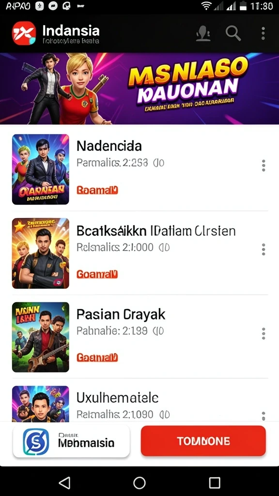 Tampilan antarmuka yang menarik dan intuitif.
