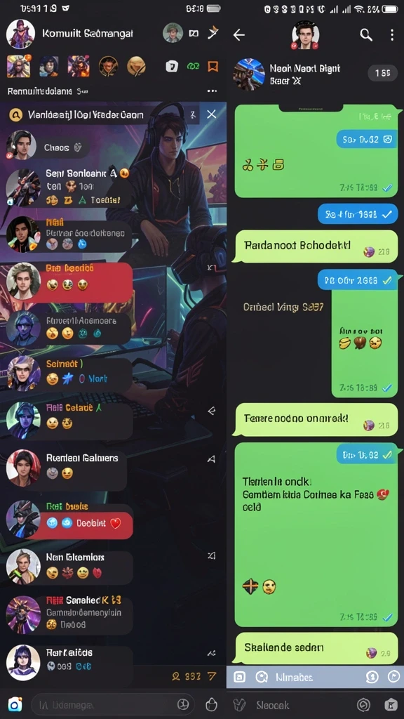 Tampilan antarmuka MEGA388 yang modern dan menarik.