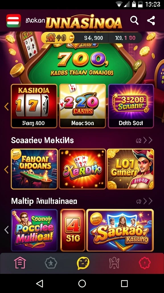 Tampilan antarmuka aplikasi yang menarik.
