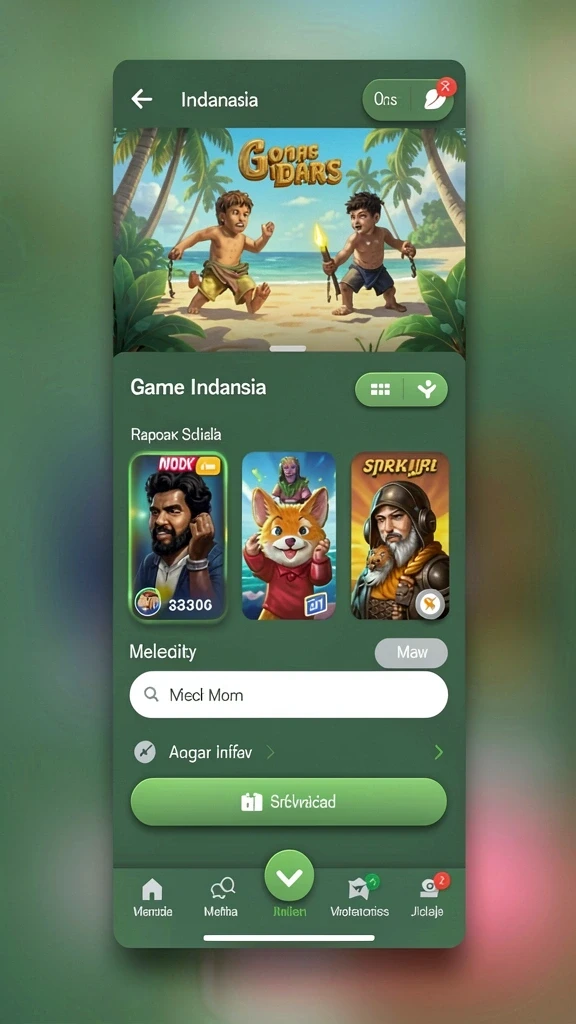 Tampilan utamanya yang menarik dan memikat.
