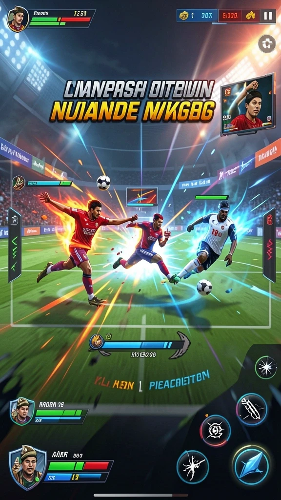 Screenshot menunjukkan antarmuka utama game yang user-friendly.