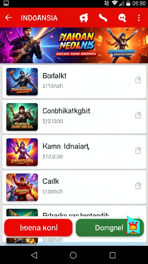 Screenshot menampilkan mode permainan yang beragam dan menarik.