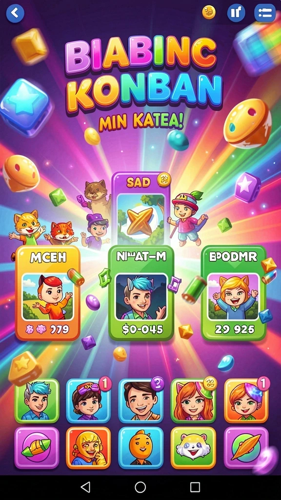 Tampilan menu awal yang sederhana dan intuitif.