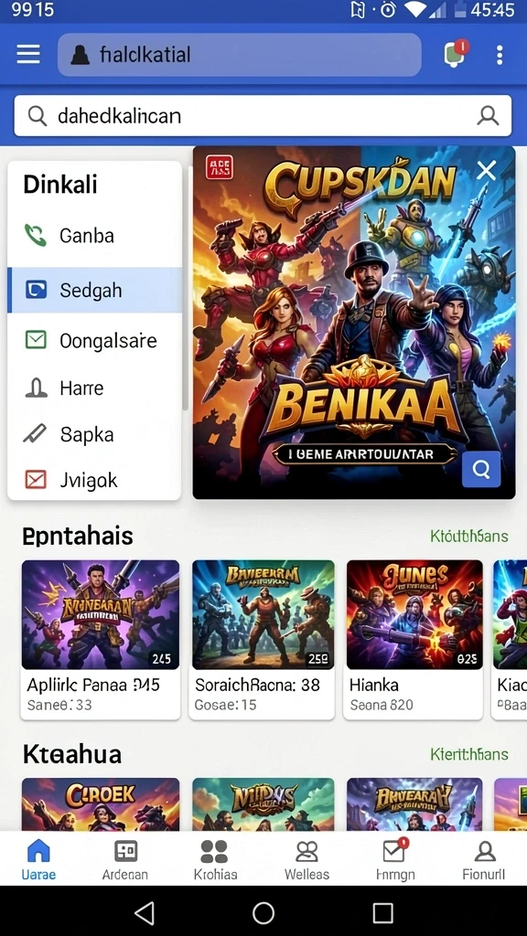 Fitur sosial yang memungkinkan interaksi dengan pemain lain.