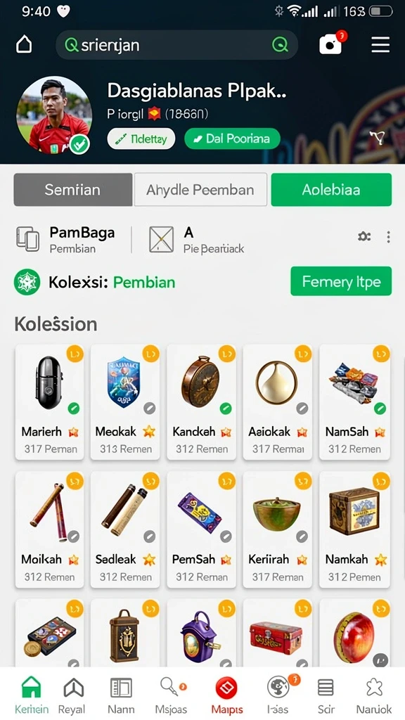 Screenshot menampilkan karakter utama dalam aksi tempur.
