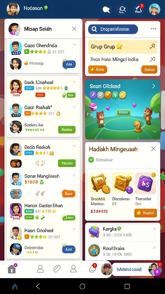 Screenshot SEDUNIATOTO: Fitur live draw saat permainan.