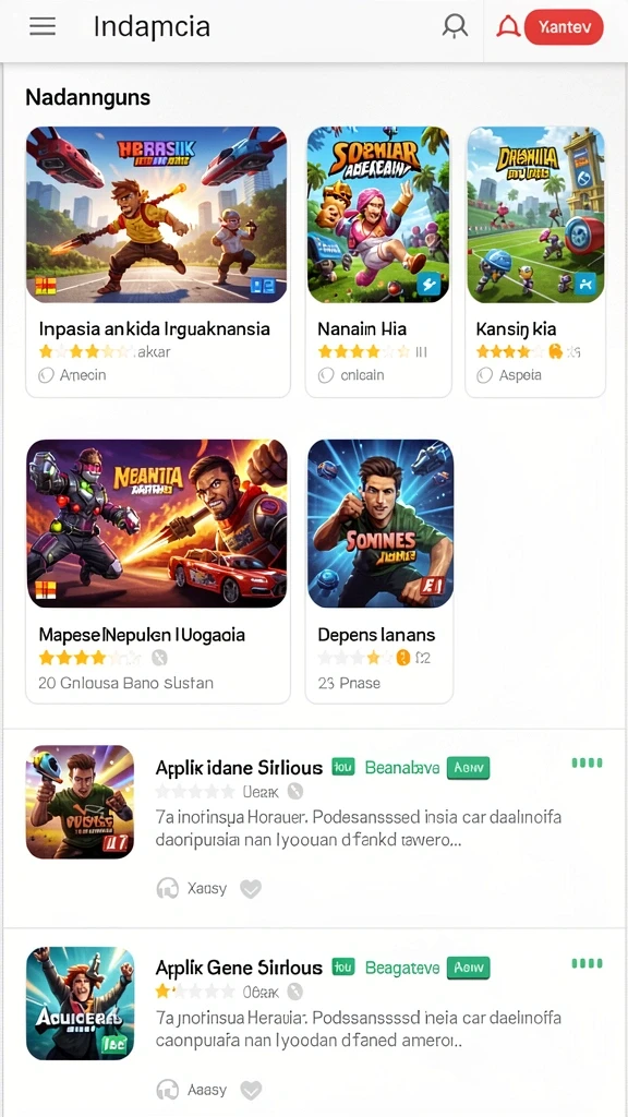 Tampilan antarmuka yang menarik dan mudah digunakan.