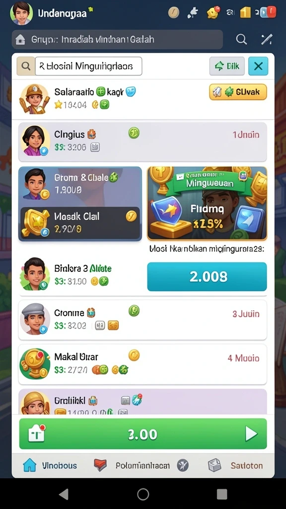 Berbagai tema slot yang menarik.
