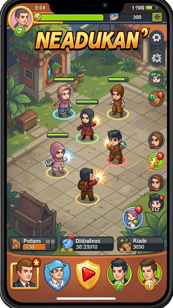 Gameplay yang bervariasi dan menantang untuk semua kalangan.