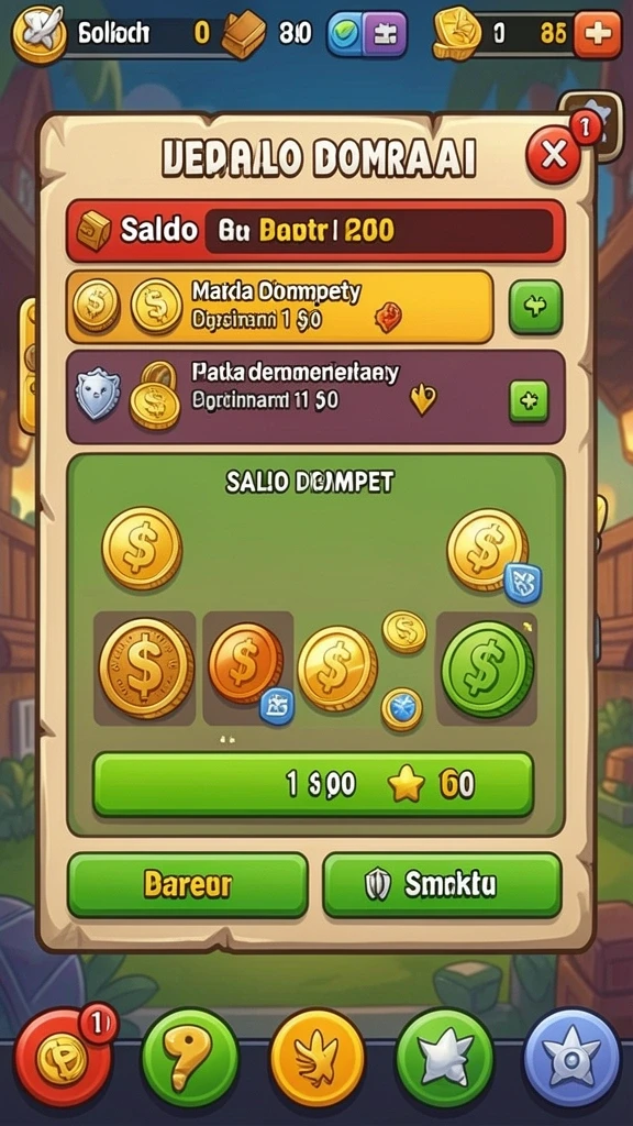 Berbagai tema menarik untuk setiap selera pemain.