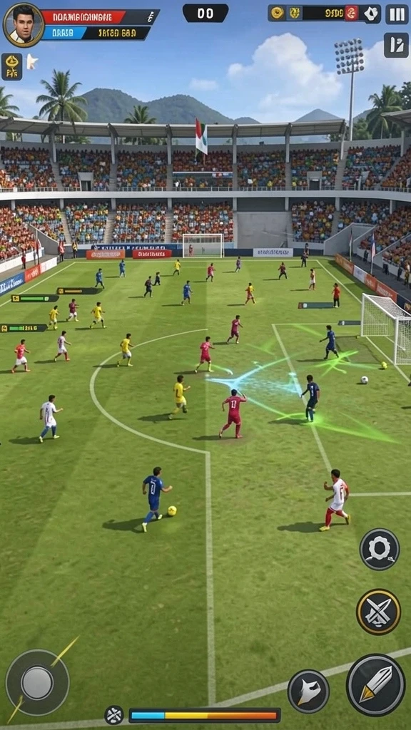 Fitur multiplayer yang memungkinkan Anda bertanding dengan pemain lain.