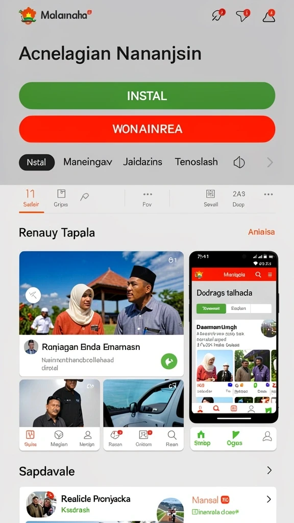 Tampilan antarmuka yang ramah pengguna dan menarik.